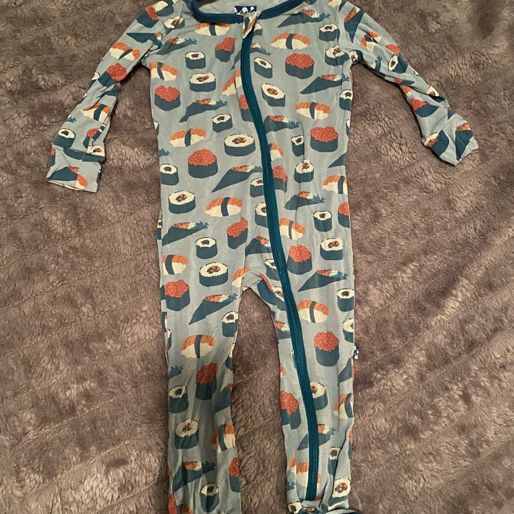 Sushi print Kickee Pants PJS size 12-18